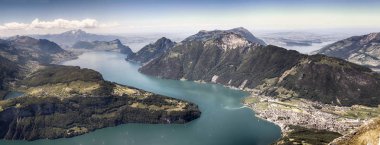 Lucerne Gölü, Fronalpstock, Stoos, İsviçre