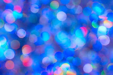 Festival ve Yeni yıl için bulanıklık renkli doku bokeh Arka plan. Renk oyunu. Soyut Noel fon.