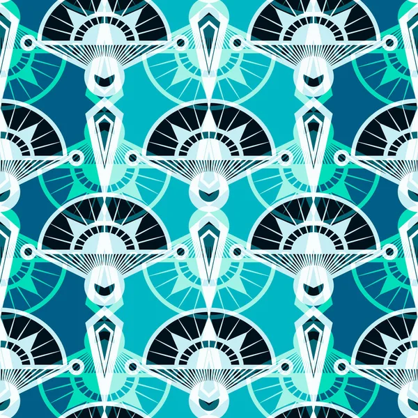 Seamless antique pattern ornament. Geometric art deco stylish background, repeating texture