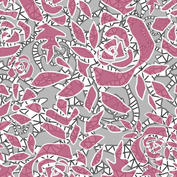 Pink abstract seamless lace pattern texture white background