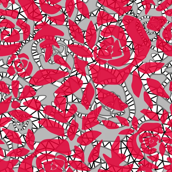 Red abstract seamless lace pattern texture white background