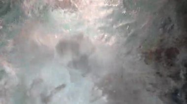 Su egzersizi ve girdap terapisi. Yüksek kalite 4k görüntü