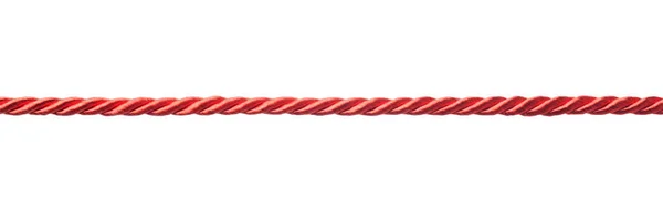 Red Rope Isolated White Background — Stock Photo, Image