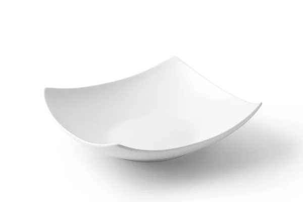 Порожня Керамічна Плита Ізольована Білому Тлі — стокове фото