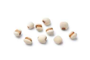 İş'ın gözyaşları beyaz arka plan üzerinde izole Close-up