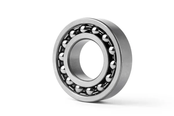 Metal Ball Bearing Isolated White Background — Stock Photo, Image