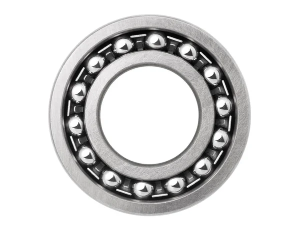 Metal Ball Bearing Isolated White Background — Stock Photo, Image