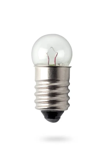 Small Light Bulb Isolated White Background — Stock Photo, Image