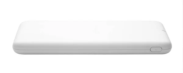 モバイルデバイスを充電するための電源バンク 白い背景に隔離 — ストック写真