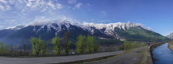 Härligt Panorama Berg Sonamarg Jammu Och Kashmir Påstå Indien Historisk — Stockfoto