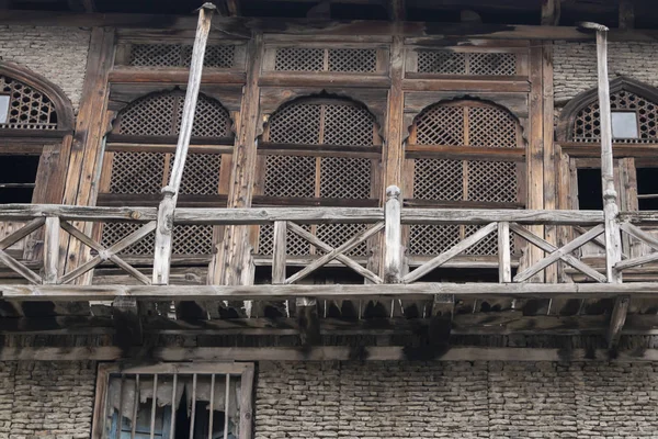 Opuštěná Budova Starém Městě Srinagar Jammu Kašmír Indie Starodávné Budovy — Stock fotografie