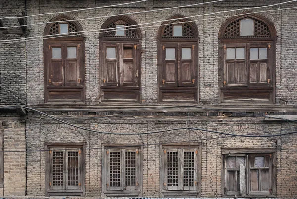 Edificio Abandonado Casco Antiguo Srinagar Jammu Cachemira India Edificios Arquitectura —  Fotos de Stock