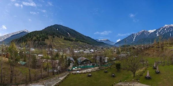 Vacker Panorama Över Bergen Laripora Byn Pahalgam Distrikt Som Erkänns — Stockfoto