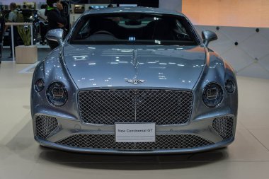 Bangkok, Tayland: 28 Kasım 2018-Bentley New Continental gt de büyük olay araba gösterisi motor Expo 2018 Impact Arena, Muang Thong Thani içinde Nonthaburi, Tayland