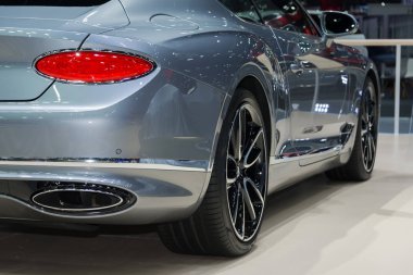 Bangkok, Tayland: 28 Kasım 2018-Bentley New Continental gt de büyük olay araba gösterisi motor Expo 2018 Impact Arena, Muang Thong Thani içinde Nonthaburi, Tayland