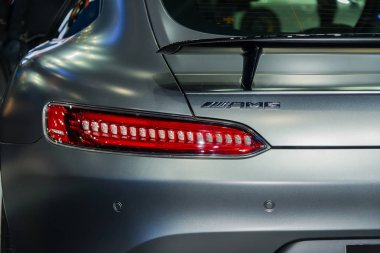 Bangkok, Tayland : 28 Kasım 2018 - Mercedes Benz - Amg Gt S performans modifiye konsept otomobil Motor Expo 2018 Impact Arena, Exhibition & Convention Center, Muang Thong Thani, Tayland