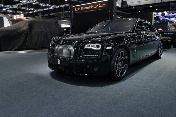 Bangkok, Tayland: 28 Kasım 2018-Rolls Royce yeni Phantom 2019 büyük olay araba gösterisi motor Expo 2018 Impact Arena, Muang Thong Thani içinde Nonthaburi, Tayland