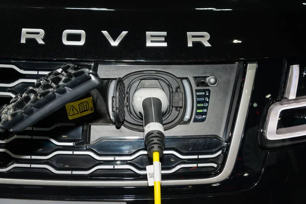 Bangkok Thaiföld November 2018 Range Rover V8Sc Önéletrajza Koncepció Elektromos — Stock Fotó