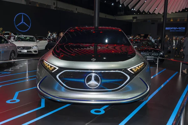 Bangkok Thailand November 2018 Mercedes Benz Eqa Concept Electric Car — Stock Photo, Image