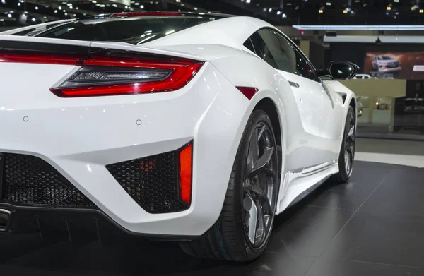 Μπανγκόκ Ταϊλάνδη Νοεμβρίου 2018 Honda Nsx Λευκό Χρώμα Σούπερ Αυτοκίνητο — Φωτογραφία Αρχείου