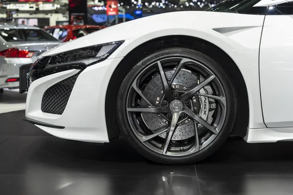 Μπανγκόκ Ταϊλάνδη Νοεμβρίου 2018 Honda Nsx Λευκό Χρώμα Σούπερ Αυτοκίνητο — Φωτογραφία Αρχείου