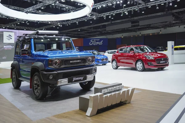 Бангкок Таїланд Березня 2019 Новий Судзукі Jimny Сьєрра Дисплеї Бангкок — стокове фото