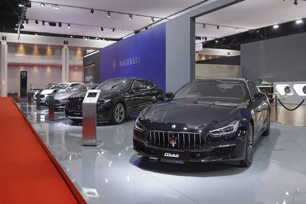 Bangkok Tailandia Marzo 2019 Maserati Ghibly Exhibición 40º Salón Internacional —  Fotos de Stock