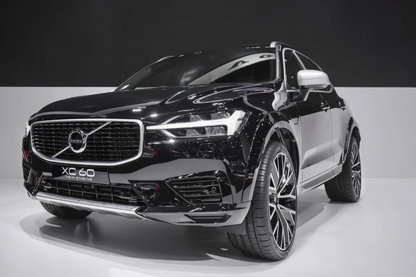 Бангкок Таиланд Марта 2019 Года Электромобиль Volvo Hybrid Спасения Окружающей — стоковое фото