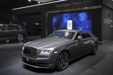 Bangkok, Tayland - 28 Mart 2019 : Rolls Royce yeni Phantom 2019 Super Luxury otomobil 40.