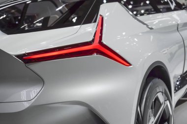 Bangkok, Tayland - 28 Mart 2019 : Mitsubishi e Evolution konsept otomobil iã§in geleceÄ i teknolojisi 40.