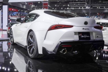 Bangkok, Tayland - 28 Mart 2019 : Toyota Supra Gr Supercar 40.