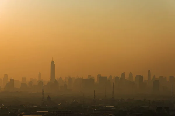 Bangkok Contaminación Pm2 Ciudad Capital Tailandia — Foto de Stock