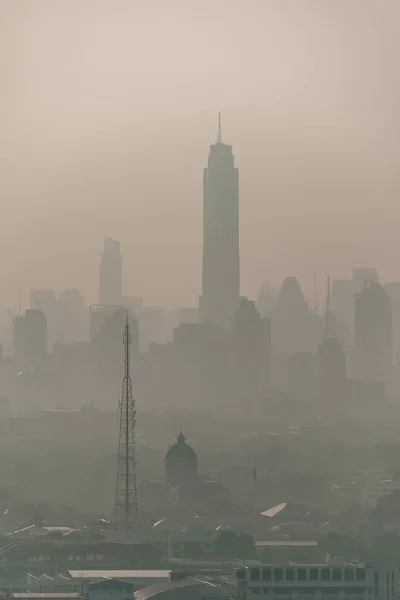 Bangkok Pollution Pm2 Capital City Thailand — Stock Photo, Image