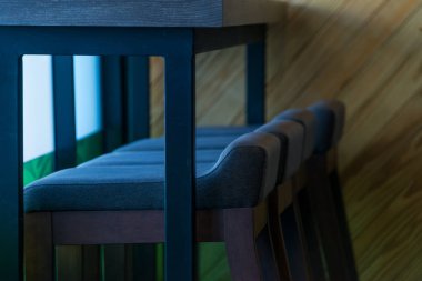 Çağdaş dekorasyon için ahşap masa ve sandalye Modern seti 