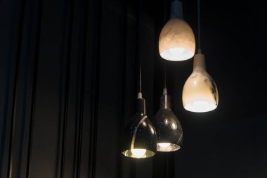 Doku tavan lambası iç aydınlatma ampulleri dekorasyon çağdaş ile güzel modern mermer kesim