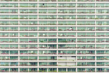 Başkentteki güzel balkon konut binaları