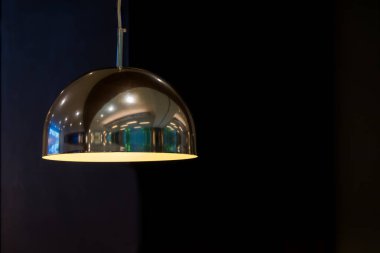 Modern altın metal tavan lambası iç aydınlatma ampulleri dekorasyon çağdaş