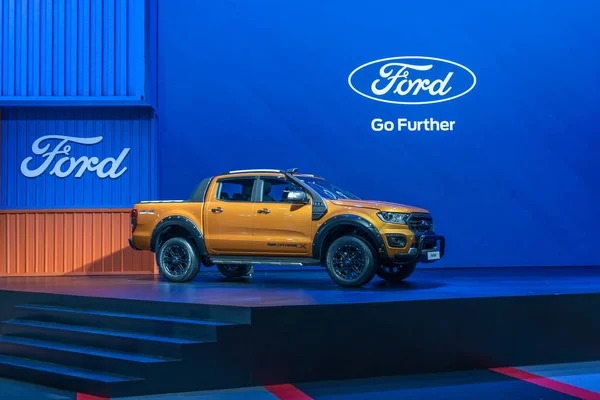 Bangkok Thajsko Listopadu 2019 Nový Ford Ranger Raptor Wildtrak Výstavě — Stock fotografie