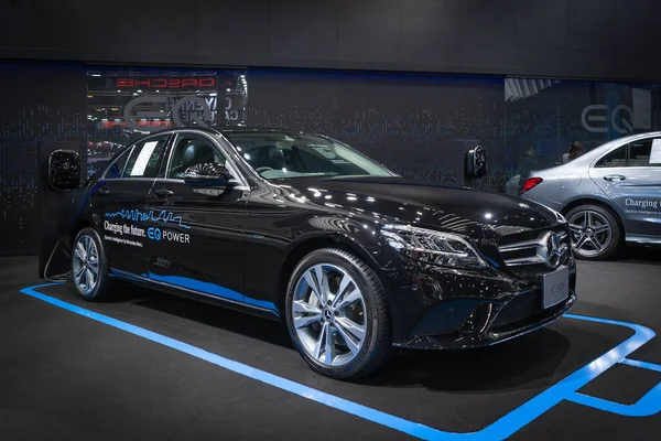 Bangkok Таїланд Листопада 2019 Mercedes Benz C300E Avantgarde Electric Intelligence — стокове фото