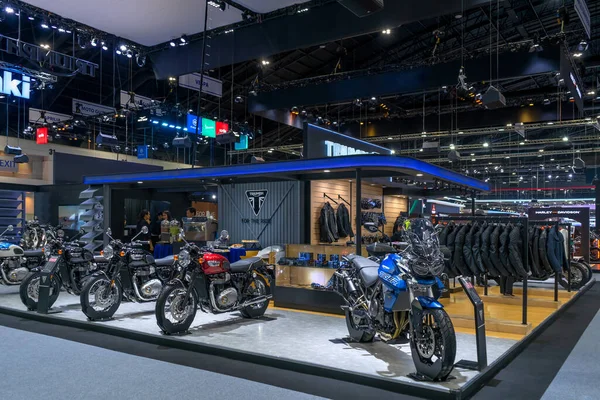 Bangkok Tailandia Noviembre 2019 Triumph Tiger Touring Moto Clásica Exhibición — Foto de Stock