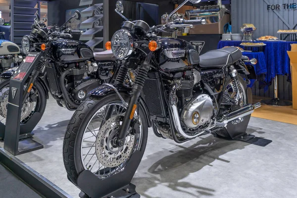 Μπανγκόκ Ταϊλάνδη Νοεμβρίου 2019 Triumph Tiger Touring Motorcycle Classic Bike — Φωτογραφία Αρχείου