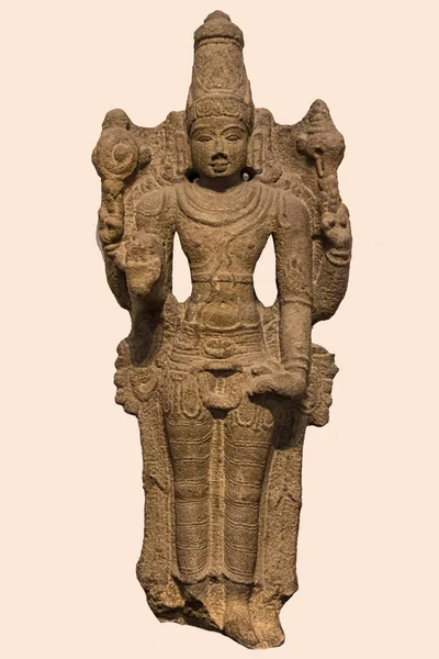 Hint mitolojisinden Vishnu arkeolojik heykel