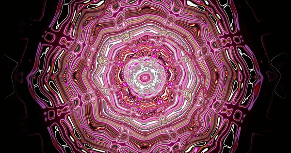 Pembe, beyaz ve siyah kıvrımlar karmaşık bir geometrik desen oluşturur. Tasarım büyüleyici ve karmaşık ayrıntıları ve renkleri ile dikkatleri çekiyor..