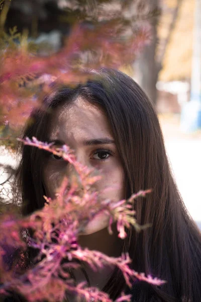 Foto Moda Aire Libre Joven Hermosa Dama Fotos Modelo Las — Foto de Stock