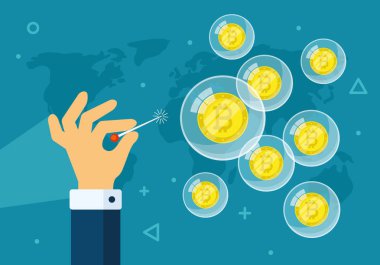 Bitcoin kabarcık patlama kavramı