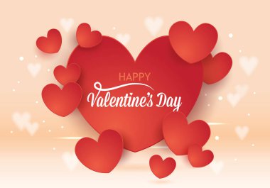 Sevgililer günü afiş şablon