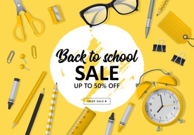 Okula dönüş afiş tasarımı