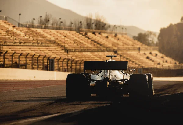 Barcelona Spanien Februar 2019 Formel Testtage Auf Der Rennstrecke Von — Stockfoto