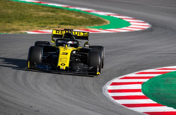 Barcelona Spain February 2019 Daniel Ricciardo Formula One Test Days — Stock Photo, Image