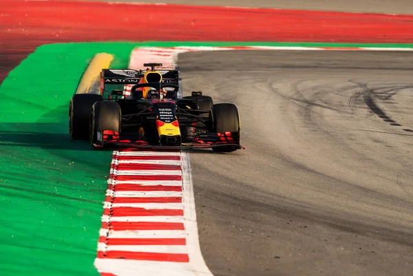 Barcelona Spanya Şubat 2019 Red Bull Formula Bir Test Gün — Stok fotoğraf